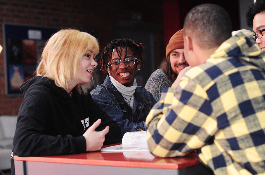 Students at The Animation School
