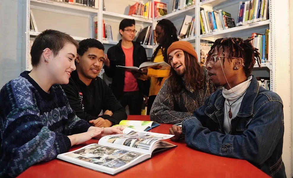 Students at The Animation School